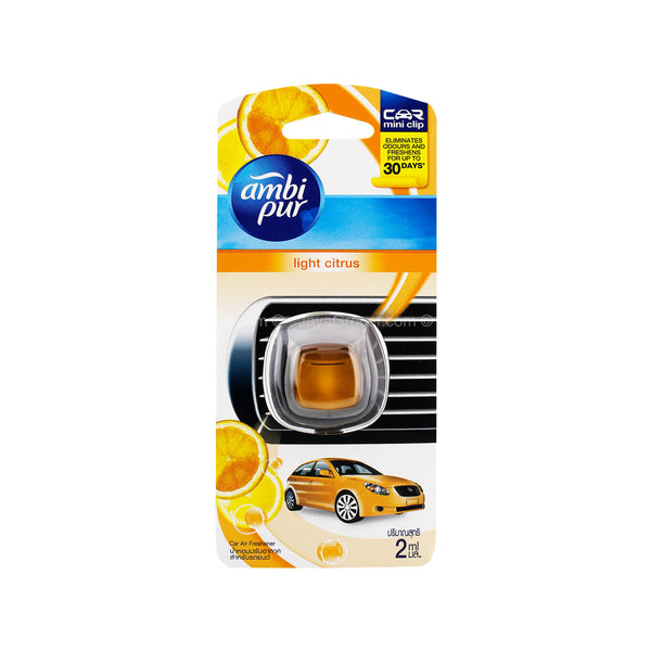 Ambi Pur Light Citrus Car Mini Clip Fragrance 2ml (highest price)