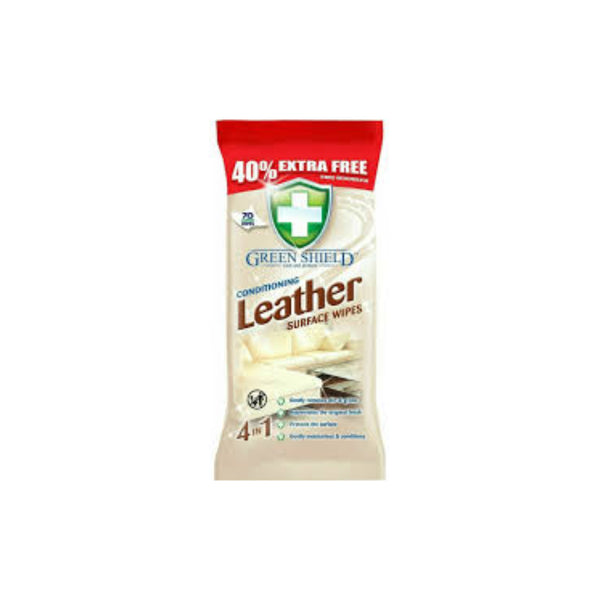 Green Shield Leather Surface Wipes 1pack (highest price)
