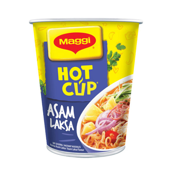 Maggi Hot Cup Asam Laksa Instant Noodle 60g (highest price)