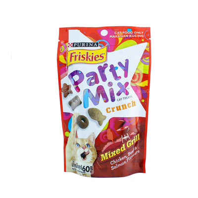 Friskies Party Mixed Grill Crunch Cat Treats 60g