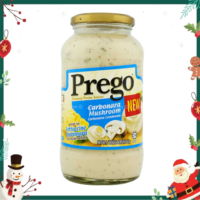 Prego Carbonara Mushroom Creamy Pasta Sauce 665g