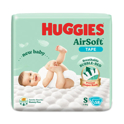 Huggies Diaper Airsoft (Small) 58sheets