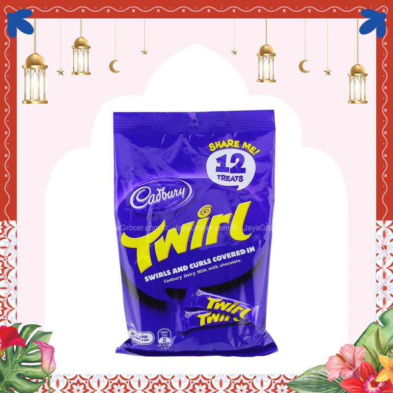 Cadbury Dairy Milk Chocolate Twirl Share Pack 168g