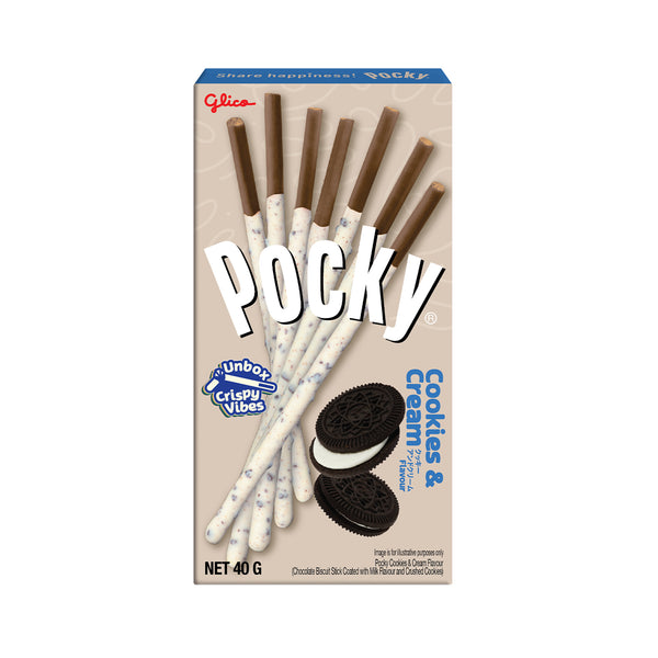 Glico Pocky Cookies & Cream Biscuit Stick 40g (highest price)