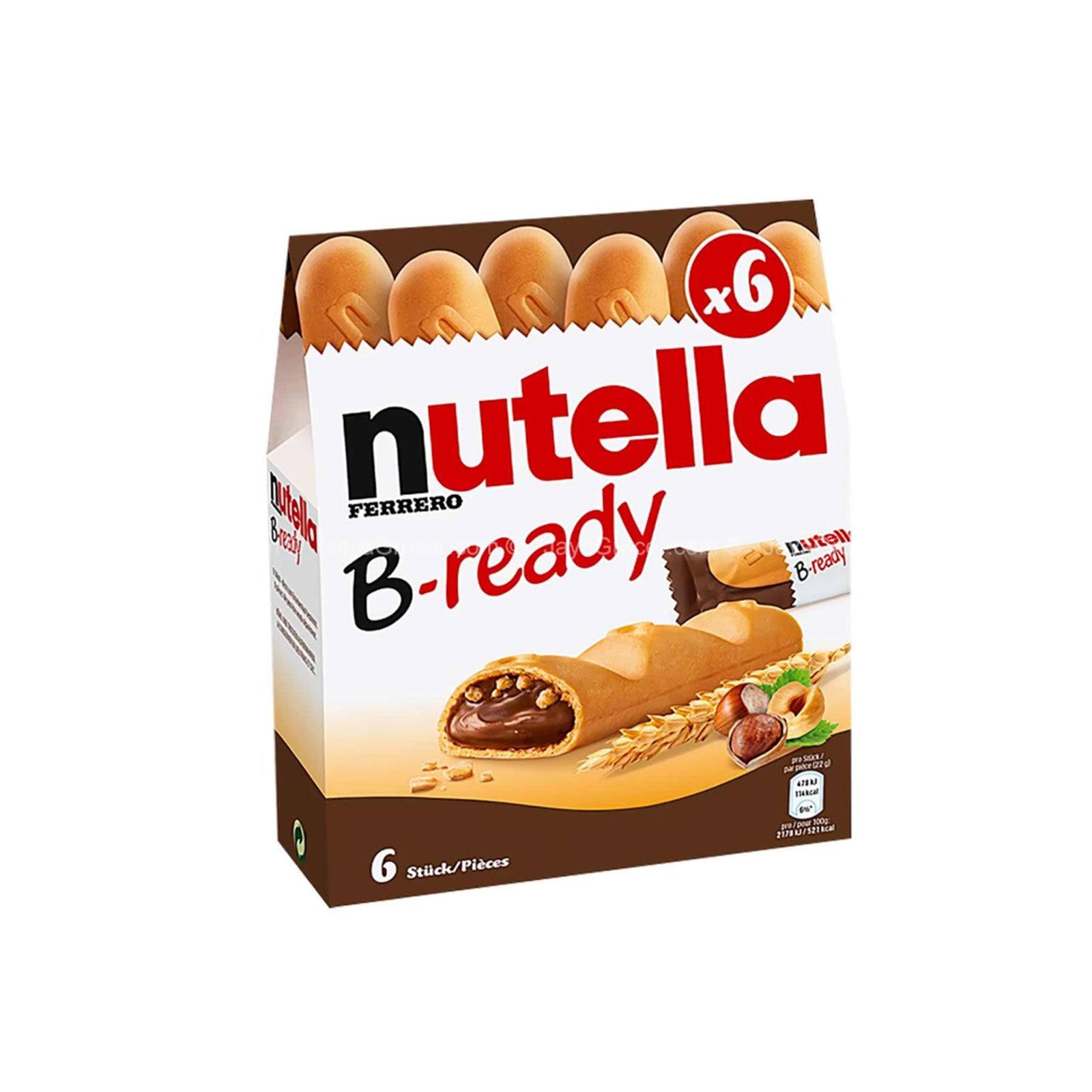 Nutella B-Ready T6 132g