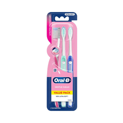 Oral-B Ultrathin Pro Gum Care Super Soft Bristles Toothbrush 2+1pcs