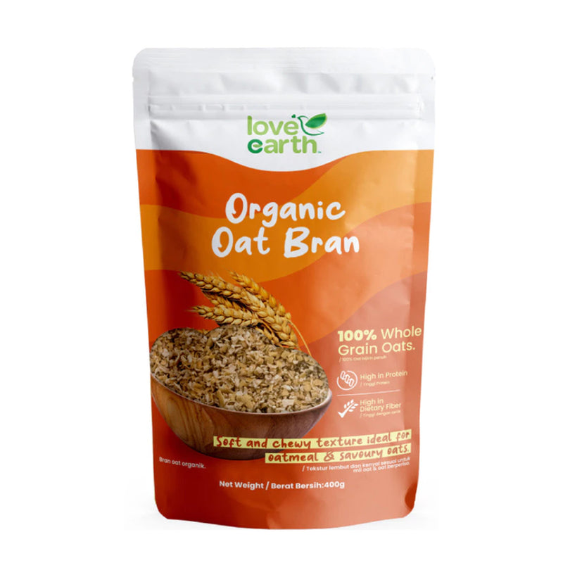 Love Earth Organic Oat Bran 400g