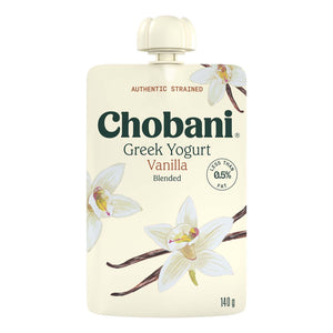 Chobani Vanilla Blended Yogurt Pouch 140g
