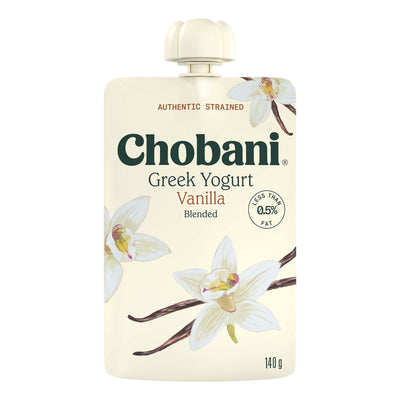 Chobani Vanilla Blended Yogurt Pouch 140g