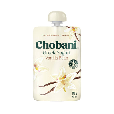 Chobani Vanilla Blended Yogurt Pouch 140g