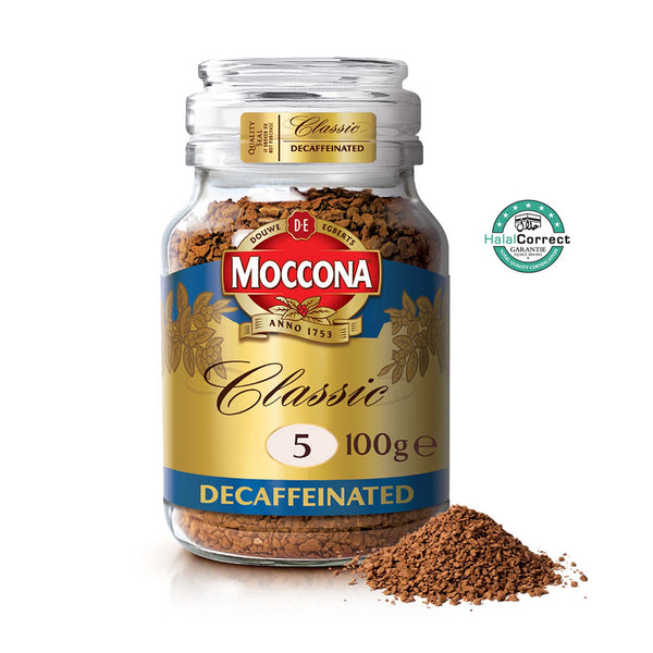 Moccona Classic Decaffeinated Intensity 5 Freeze Dried Instant Coffee 100g