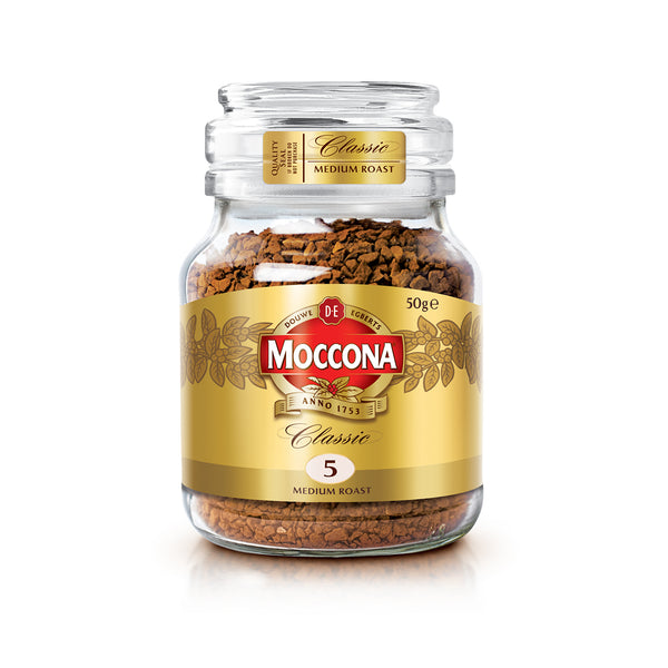 Moccona Classic Medium Roast Intensity 5 Freeze Dried Instant Coffee 50g (highest price)