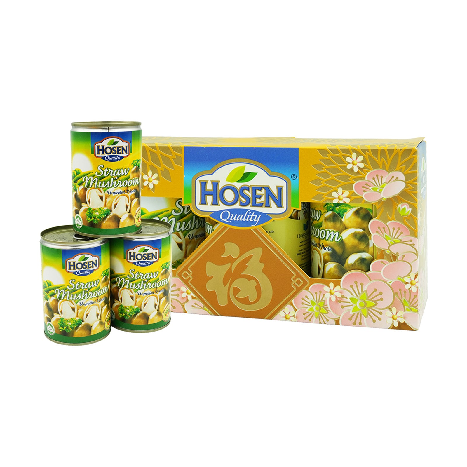 Hosen Straw Mushroom 425g x 3