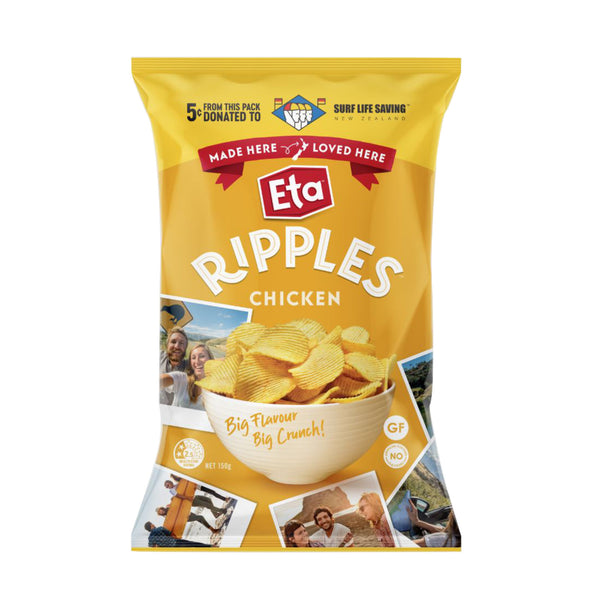 Eta Spuds Ripple Chicken Chips 150g (highest price)