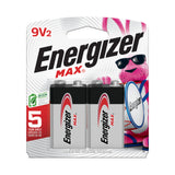 Energizer Max Lasting Power 9V Battery 2pcs/pack