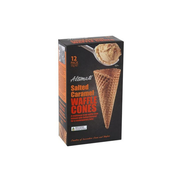 Altimate Salted Caramel Waffle Cones 1 pack (highest price)