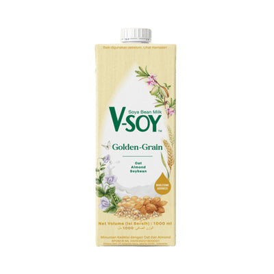 V-Soy Golden Grain Soybean Milk 1L
