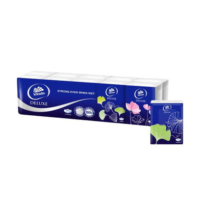 Vinda Deluxe Hanky Pack 8pcs x 10