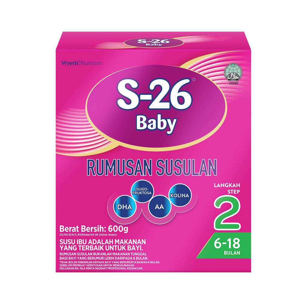 Wyeth S-26 Promil Follow-up Formula Step 2 Milk Powder 600g