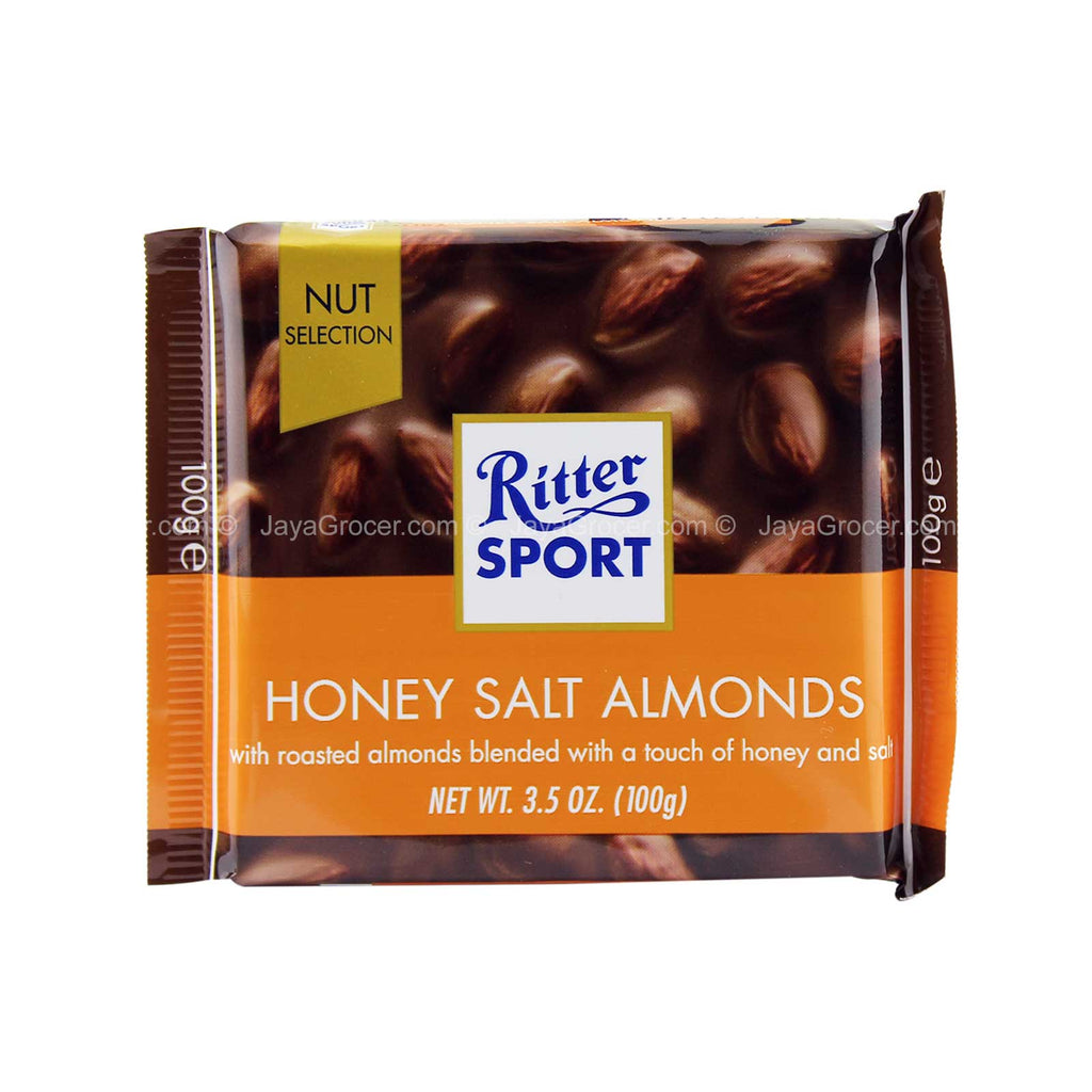 Ritter Sport Honey Salt Almonds Chocolate Bar 100g