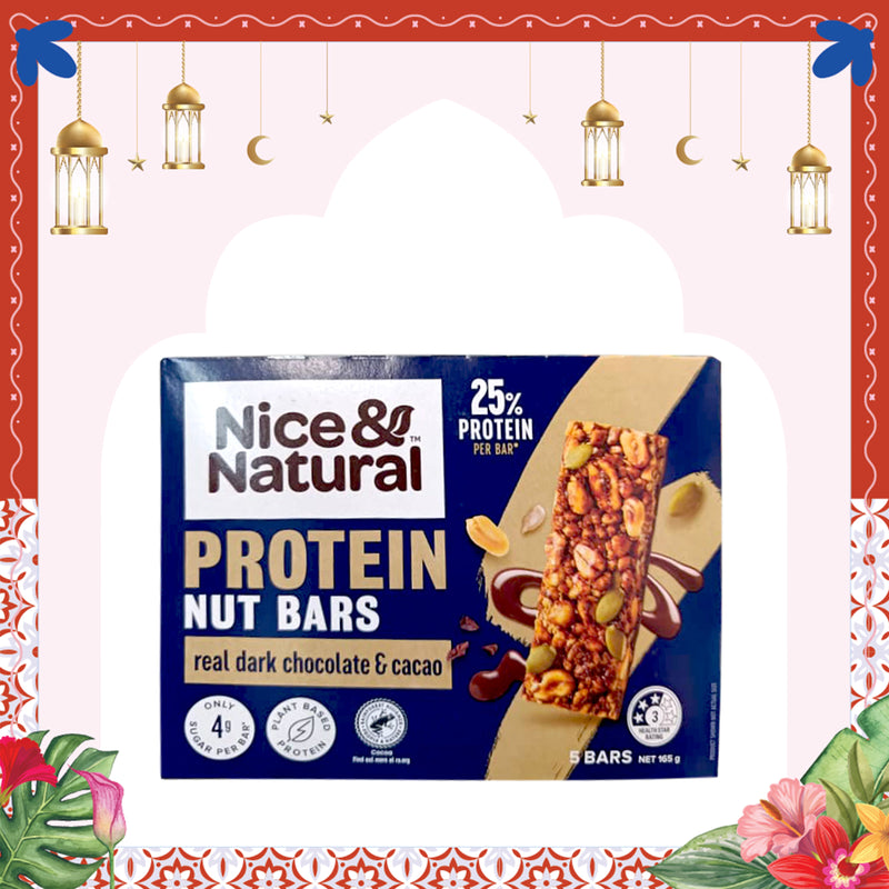 Nice and Natural Protein Bar Dark Chocolate Flavour 165g