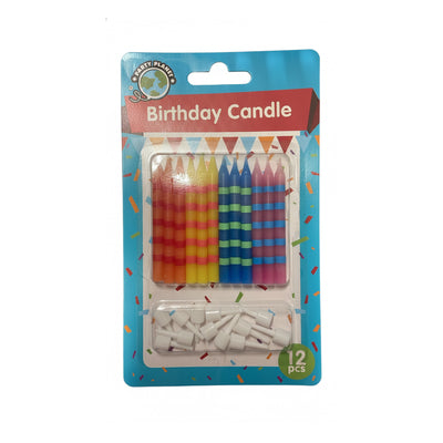 Printed Birthday Candle 12pcs/pack