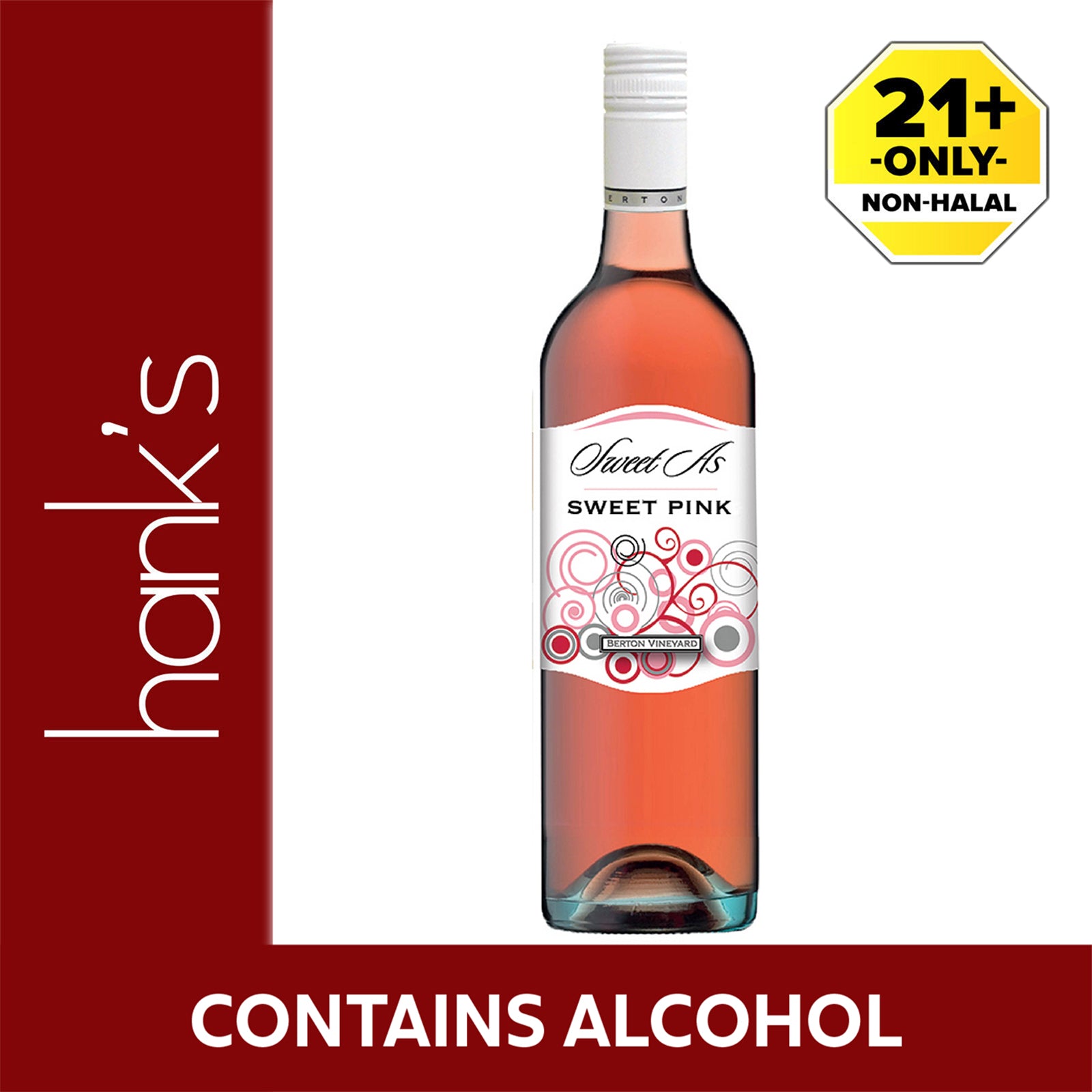 Berton Vineyard Sweet As Pink Moscato Wine 750ml