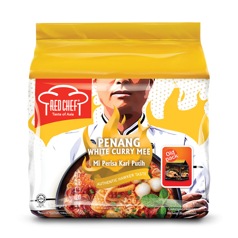 Red Chef Penang White Curry Mee 100g x 4