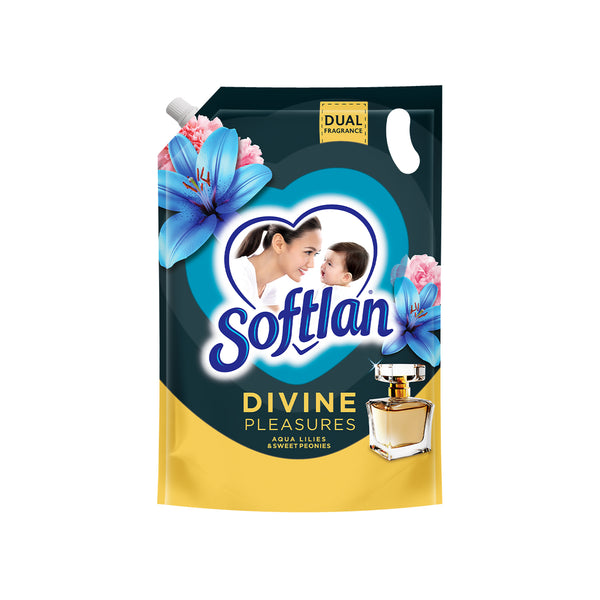 Softlan Divine Pleasures Aqua Lilies & Sweet Peonies Fabric Softener 1.3L (highest price)