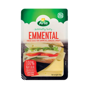 Arla Emmental Natural Slice Cheese 150g