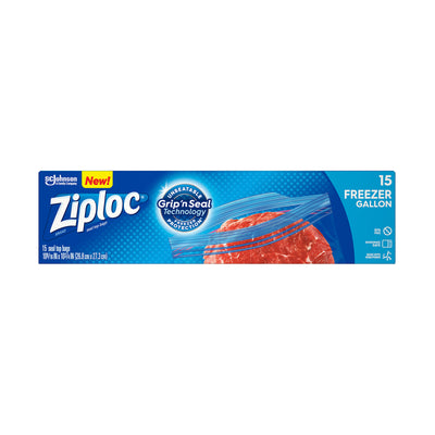 Ziploc Freezer Gallon Bag 15pcs/pack