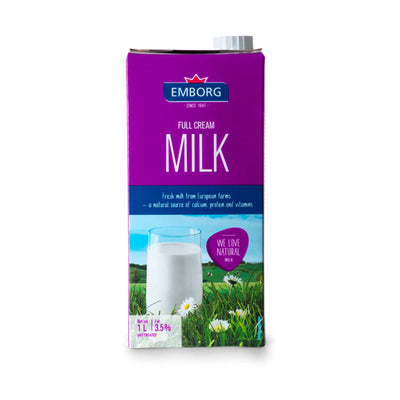 Emborg UHT Milk Full Cream 1L