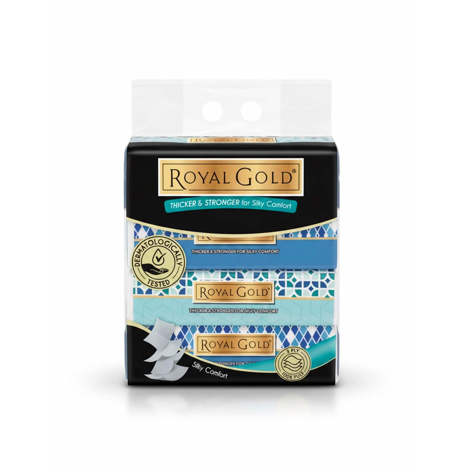 Royal Gold Soft pack 3Ply 100pcs x 4