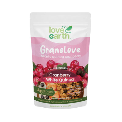 Love Earth Hearty Quinoa Cranberry Granolove 300g