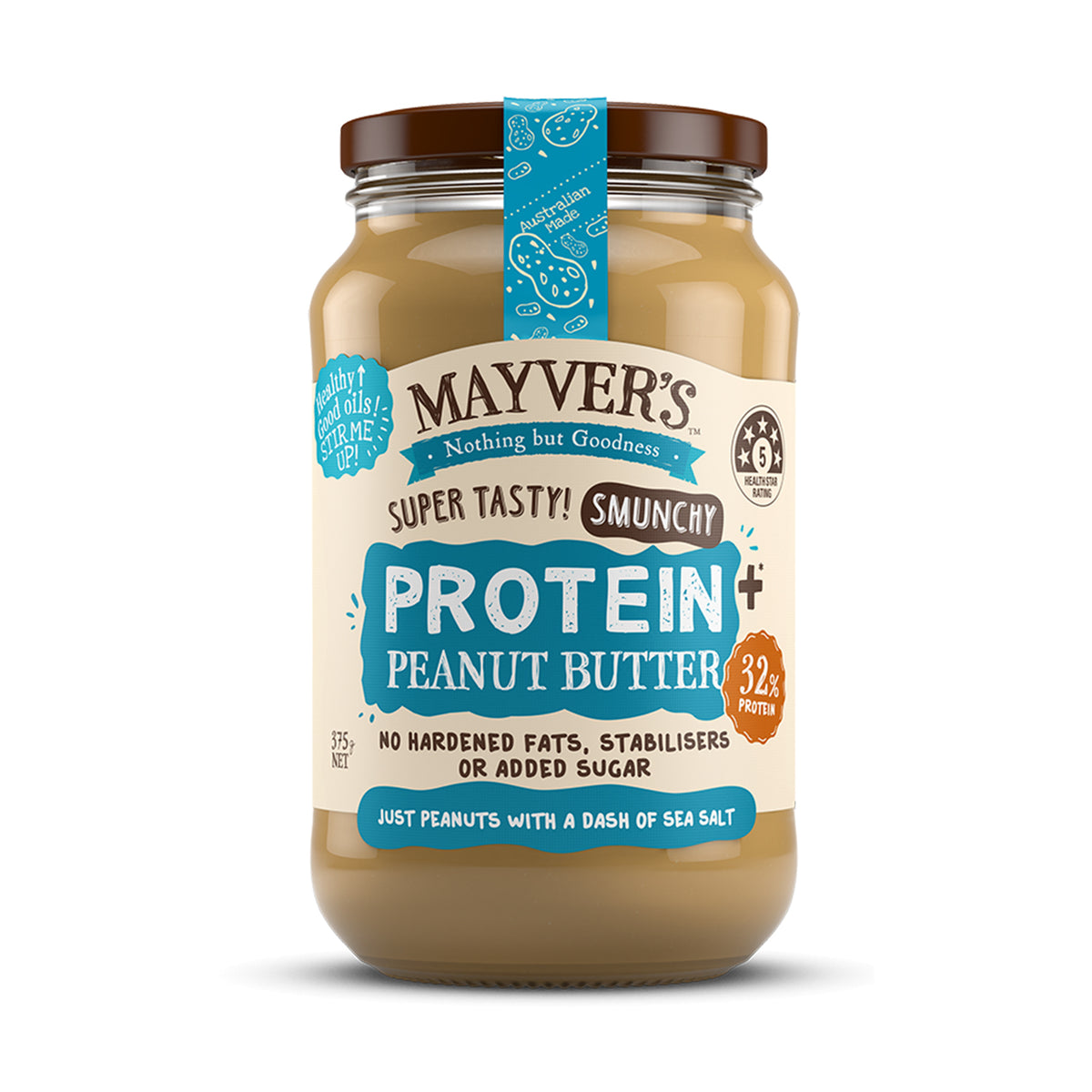 Mayver's Smunchy Protein Peanut Butter 375g