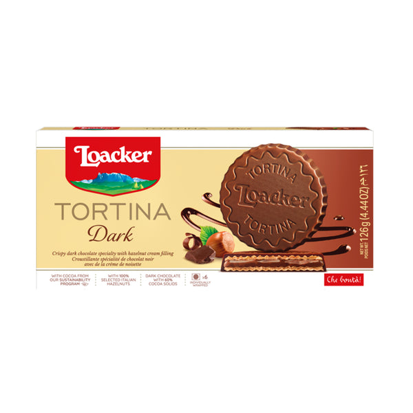 Loacker Tortina Dark Chocolate 21g (highest price)