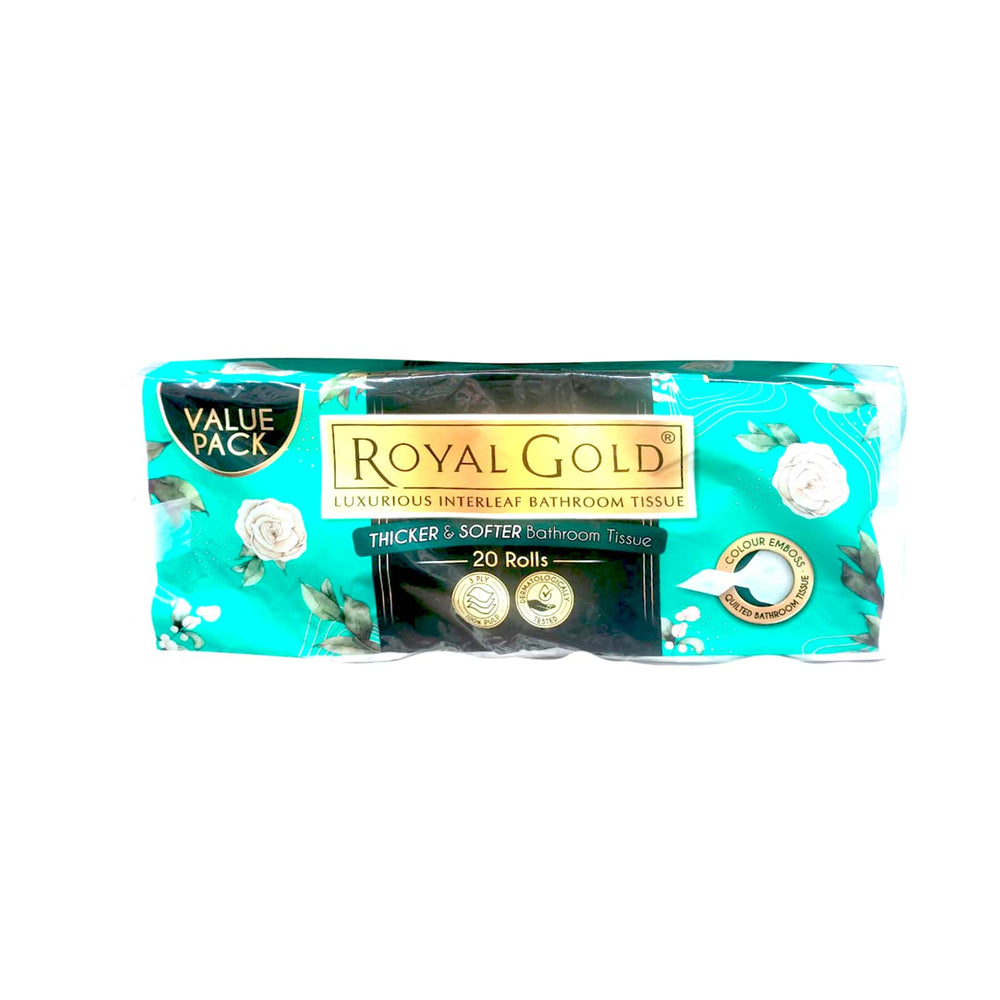 Royal Gold Luxurios Toilet Roll 200pcs x 20
