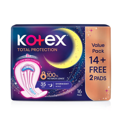 Kotex Proactive Guard Overnight Wing 35cm 14sheets
