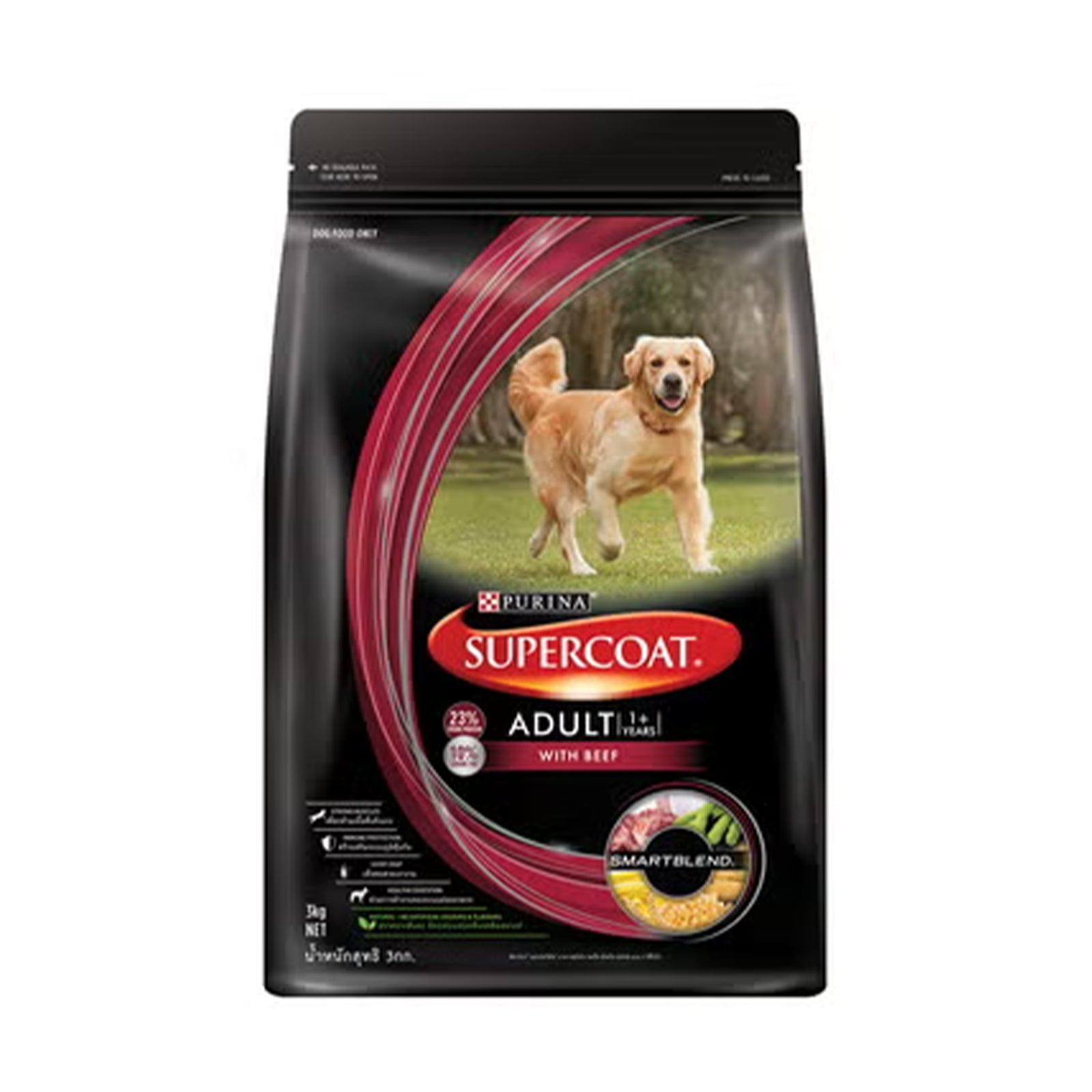 Supercoat Adult Beef Dog Food 3kg