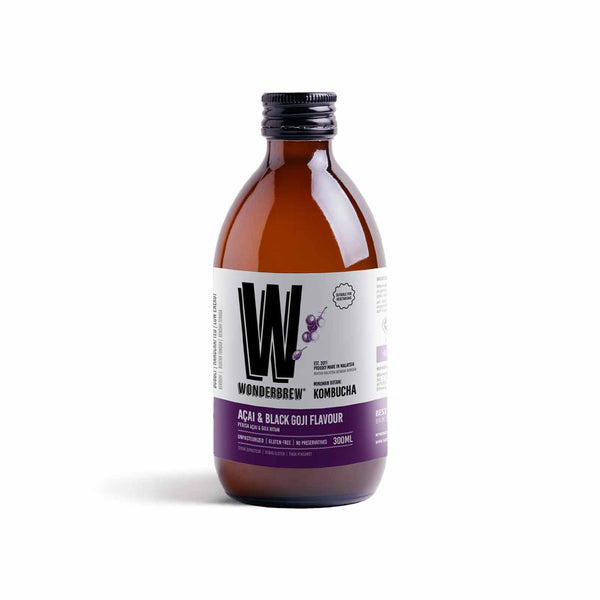 WONDERBREW KOMBUCHA ACAI & BLACK GOJI 300ML