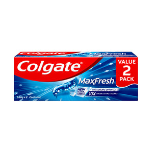 Colgate Max Fresh Cool Mint Toothpaste 160g x 2
