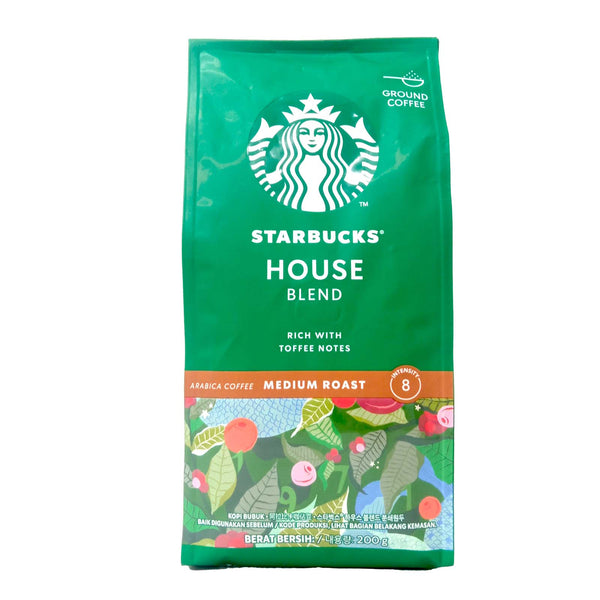 Starbucks House Blend Medium Roast Ground Coffee 200g (highest price)