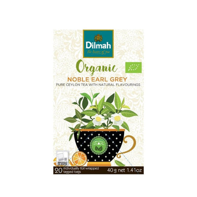 Dilmah Organic Noble Earl Grey Tea 40g
