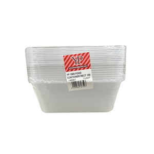 YP 1000 Food Container Rectangular 10pcs/pack