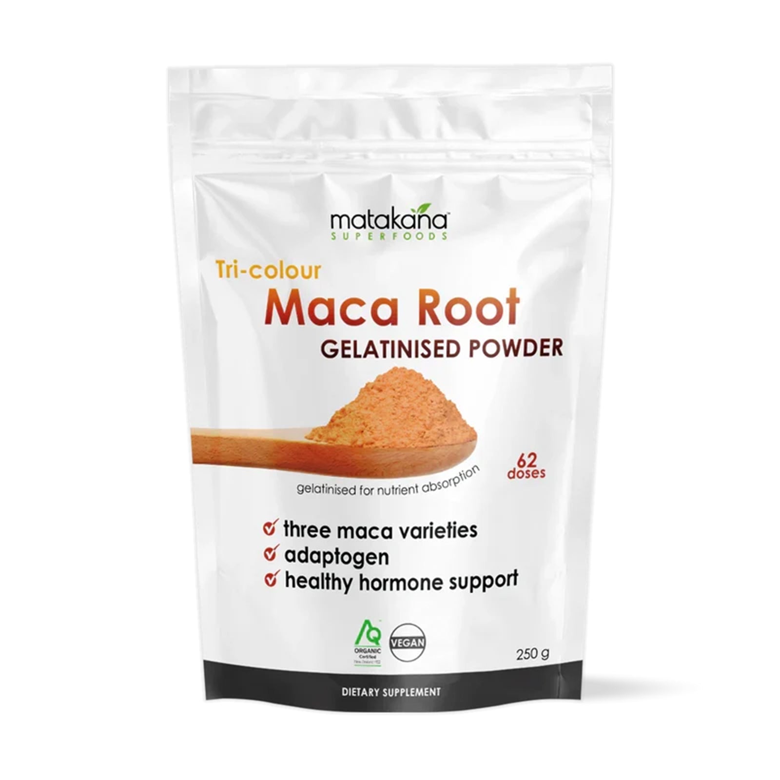 Matakana SuperFoods Organic Maca Root Gelatinised Powder 250g