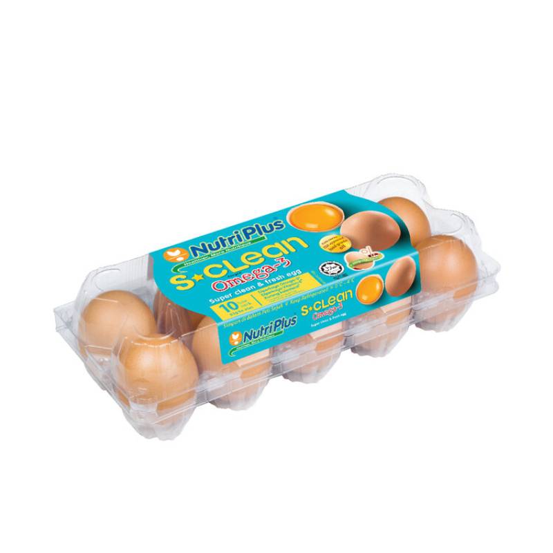 Nutriplus S-Clean Omega 3 Eggs 10pcs/pack