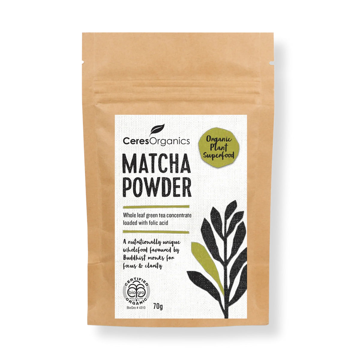 Ceres Organic Matcha Powder 70g