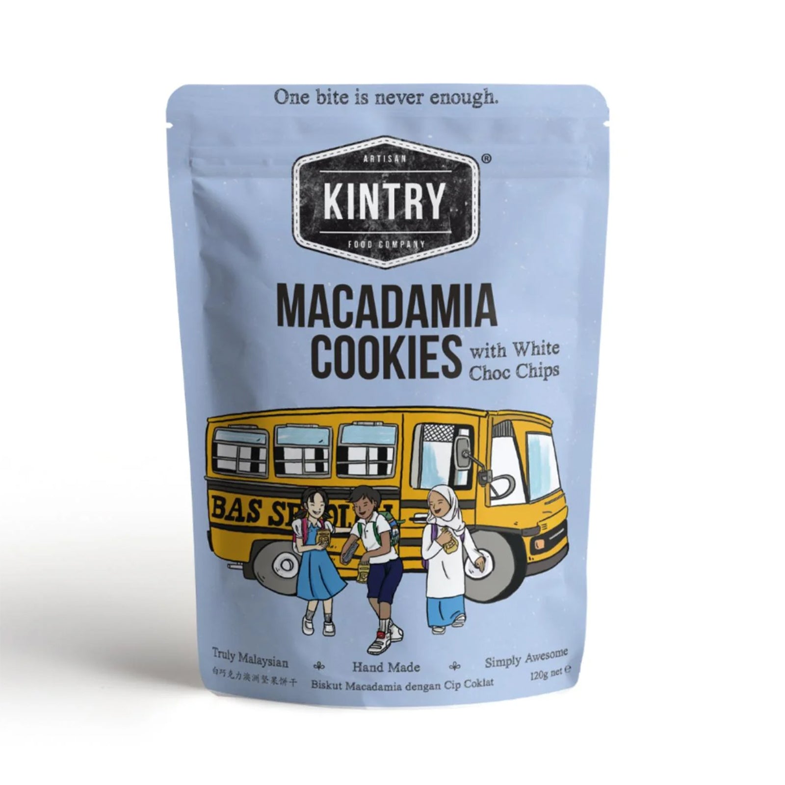 Kintry Macadamia White Chocolate Cookies 120g