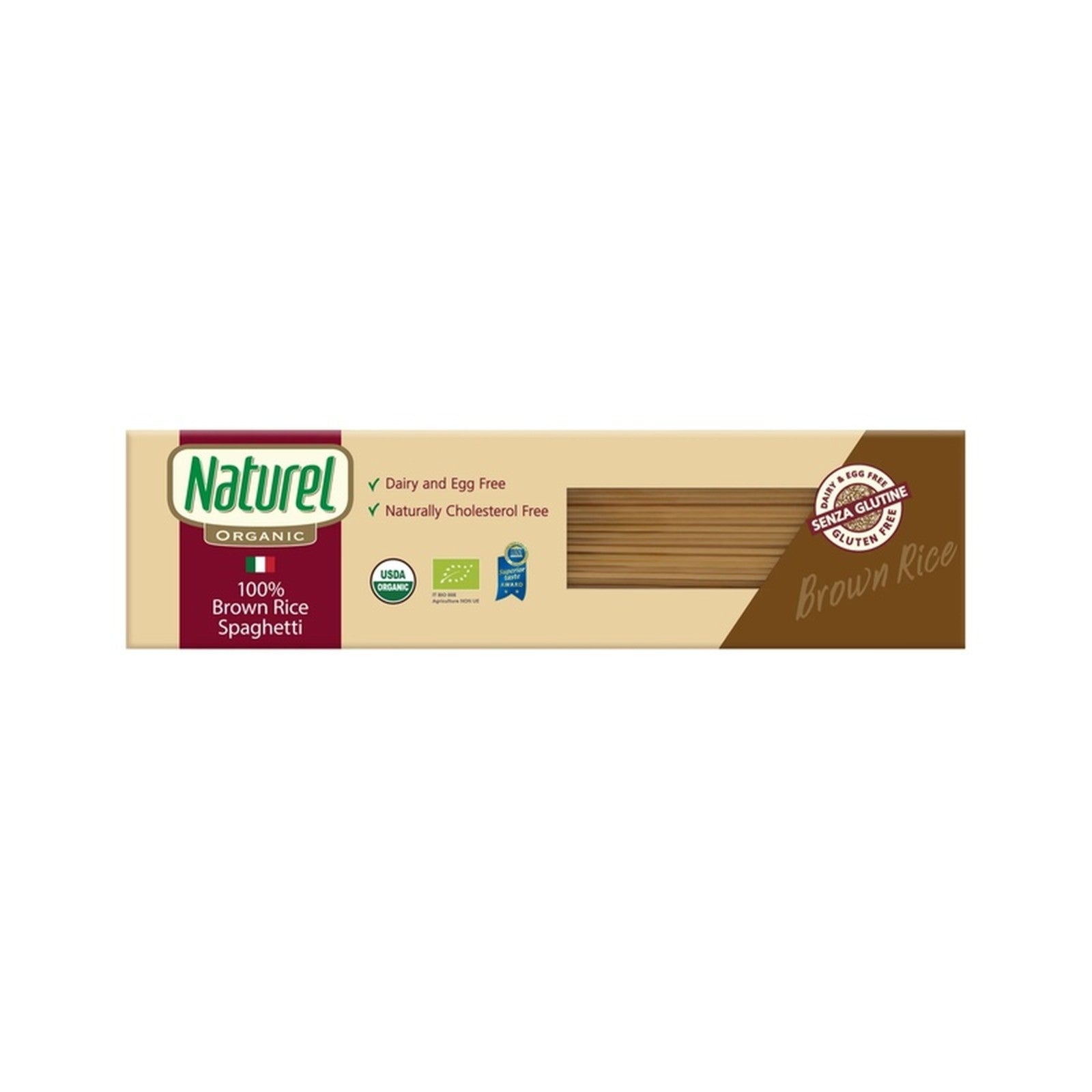 Naturel Organic Brown Rice Spaghetti 250g