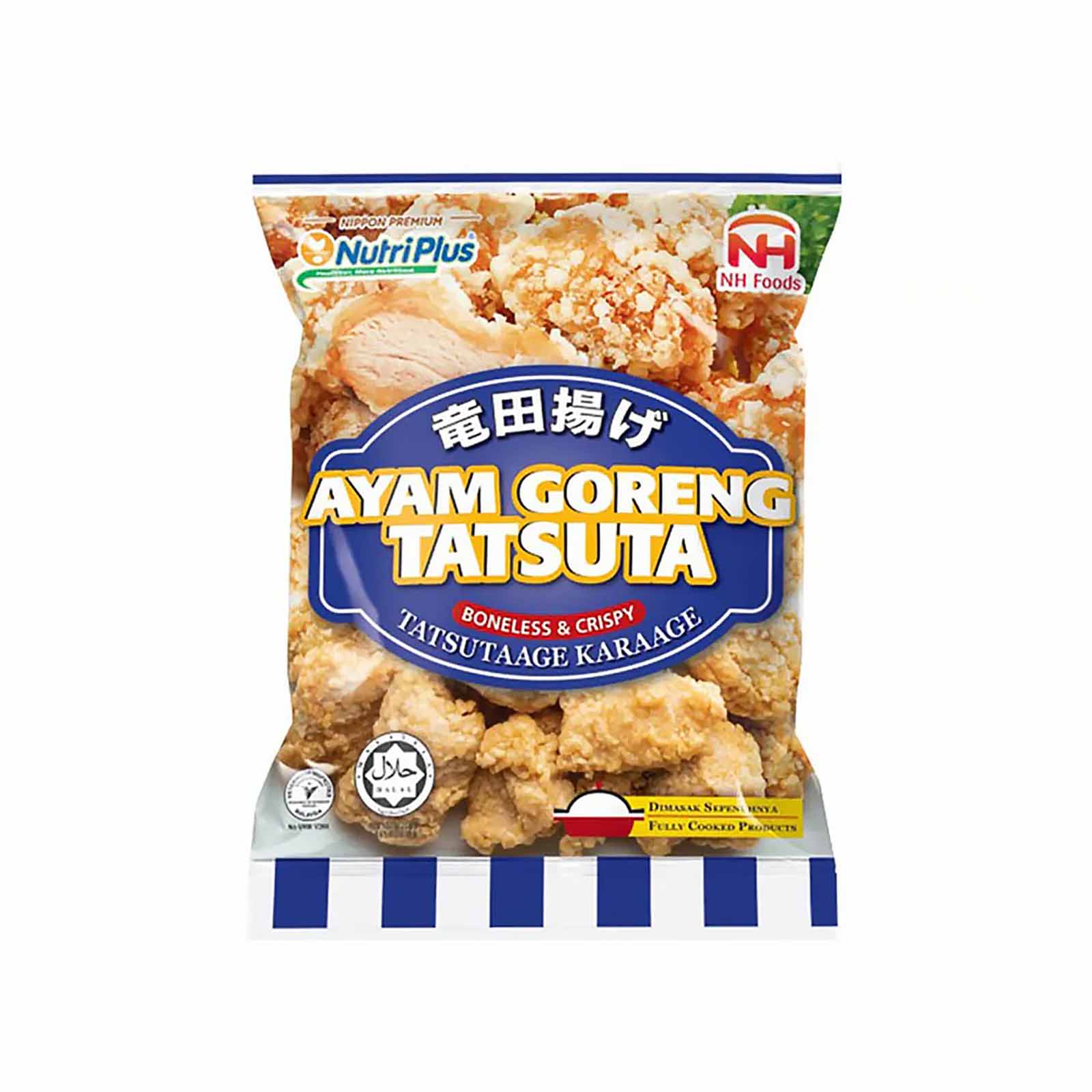 Nutriplus Boneless & Crispy Tatsutaage Karaage (Ayam Goreng Tatsuta) 450g